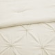 preview thumbnail 26 of 31, 3 Piece Reversible Pintuck Pinch Pleat Comforter Set, Bedding Set for All Season