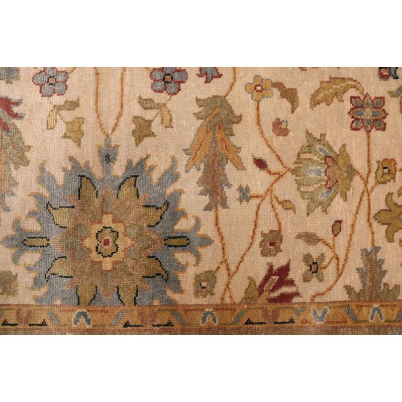 ECARPETGALLERY Hand-knotted Jules Serapi Ivory Wool Rug - 5'11 x 8'11