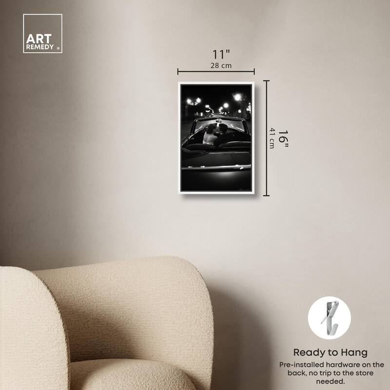 Kiss Me in the Moonlight I Canvas by Art Remedy