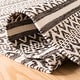 preview thumbnail 5 of 4, SAFAVIEH Handmade Flatweave Montauk Laetitia Cotton Rug - Ivory/Black - 6' x 9'