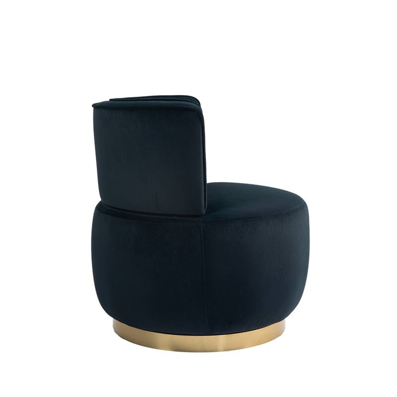 360 Degree Swivel Cuddle Barrel Accent Sofa Chairs, Round Armchairs