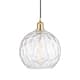 Option Satin Gold / Clear Water Glass