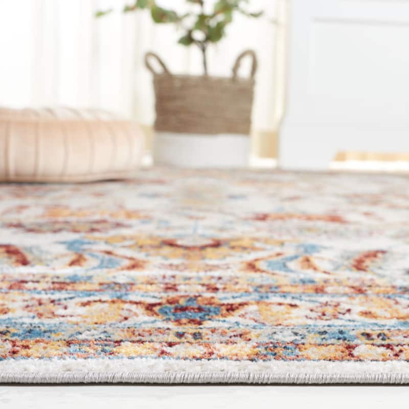 SAFAVIEH Bayside Machine Washable Dameliya Oriental Rug