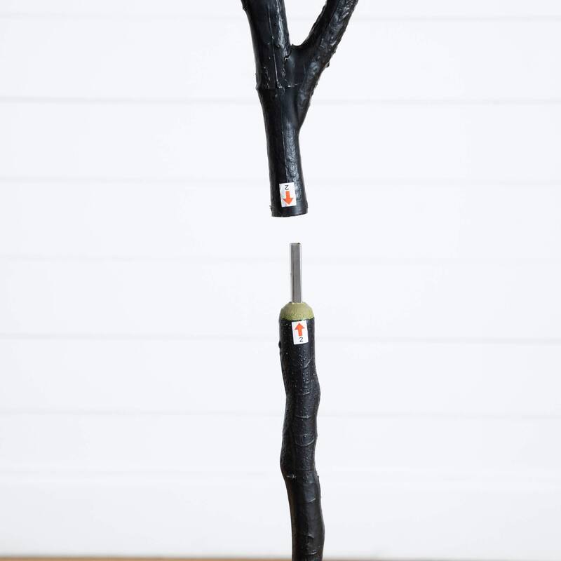 Black Oak Artificial Halloween Tree - 6'