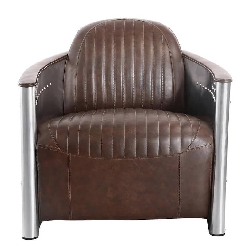 Mozilla Antique Lounge Chair (Set of 2) - Walnut