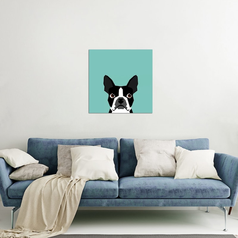Boston Terrier Print On Acrylic Glass by Pet Friendly