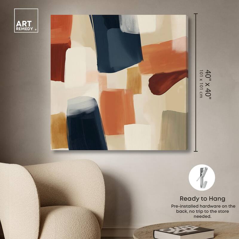 Sienna Shift Canvas by Art Remedy, Gallery Wrapped