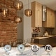 preview thumbnail 3 of 5, LED Vintage Filament Bulb T10, Dimmable, E26 Base, Amber - 4PACK