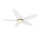 preview thumbnail 14 of 22, CARRO Cerus 48" 5-Blade Flush Mount Ceiling Fans with Light and Remote