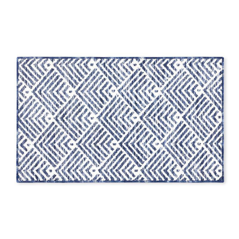 TOWN & COUNTRY EVERYDAY Walker Modern Stripe Everwash Washable Multi-Use Non-Slip Backing Decorative Rug