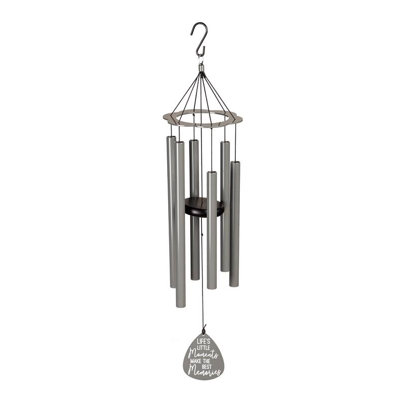 30" H Avria Hand Tuned Wind Chime Memorial "Life's Little Moments" Tuned to Scale of "A"