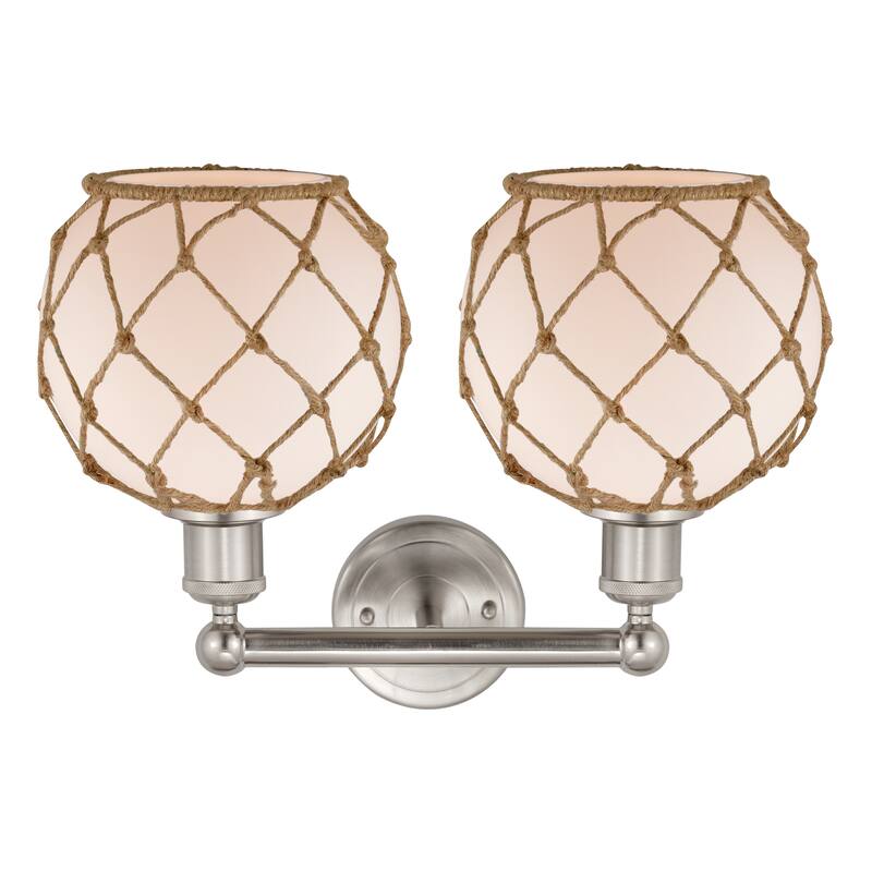 Innovations Lighting Endless Possibilities Edison - Farmhouse Rope - 2 Light 17" Bath Vanity Light