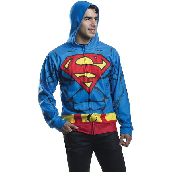 Shop Men S Superman Hoodie Men S Superhero Hoodie As Shown