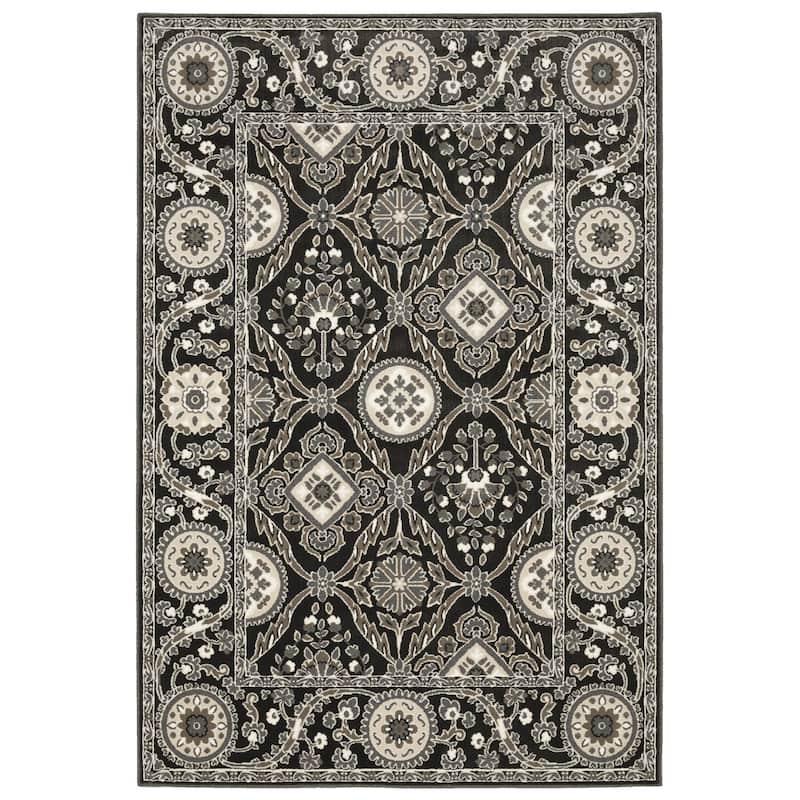 HomeRootsOriental Traditional Rectangle Area Rug