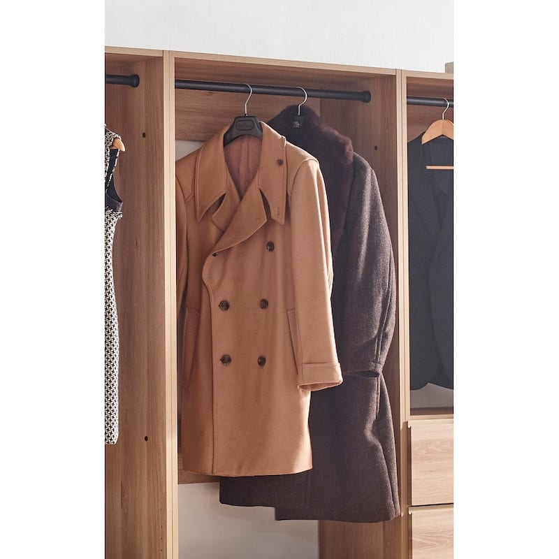 Prosper Oak Freestanding Walk in Wood Closet System