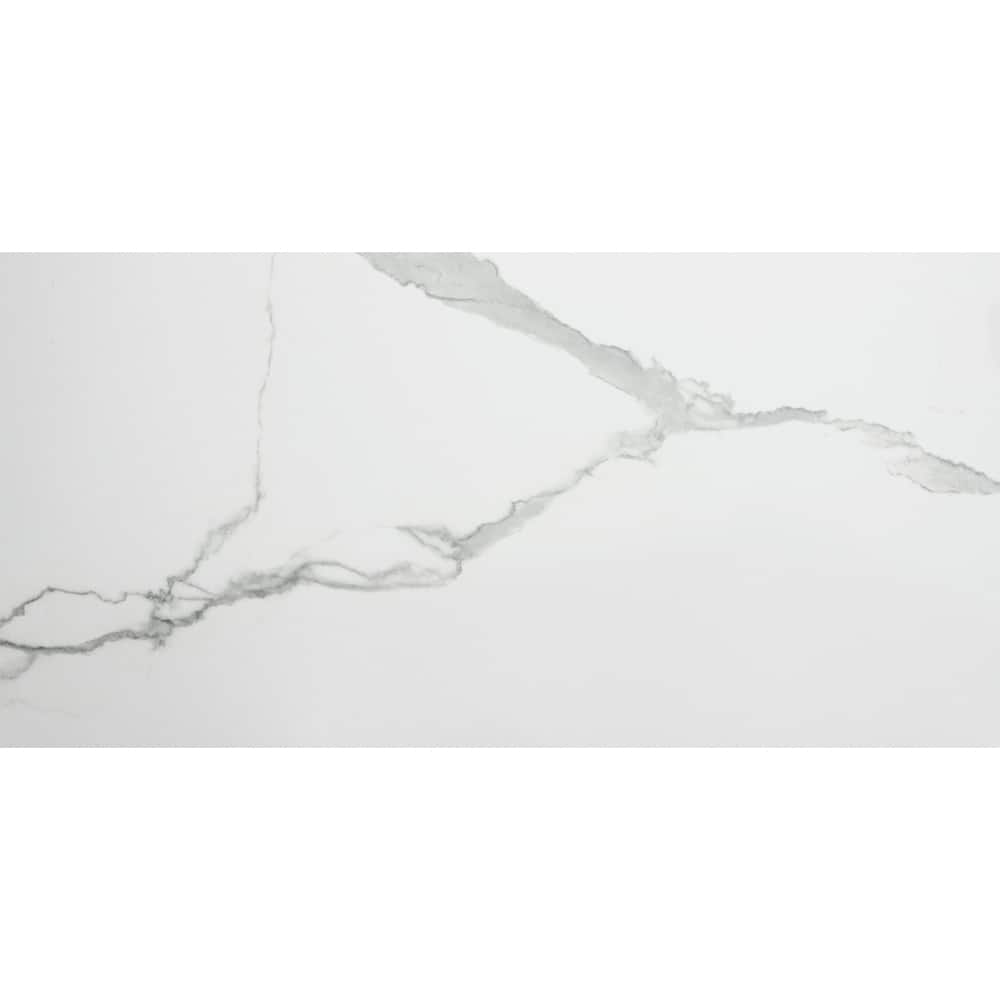 Porto 12x24 Calacatta Glossy Porcelain Tile - Floor & Wall - Large Format