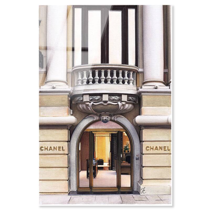 Expensive Store in Paris Acrylic by Art Remedy, Ready to Hang - 10" x 15"