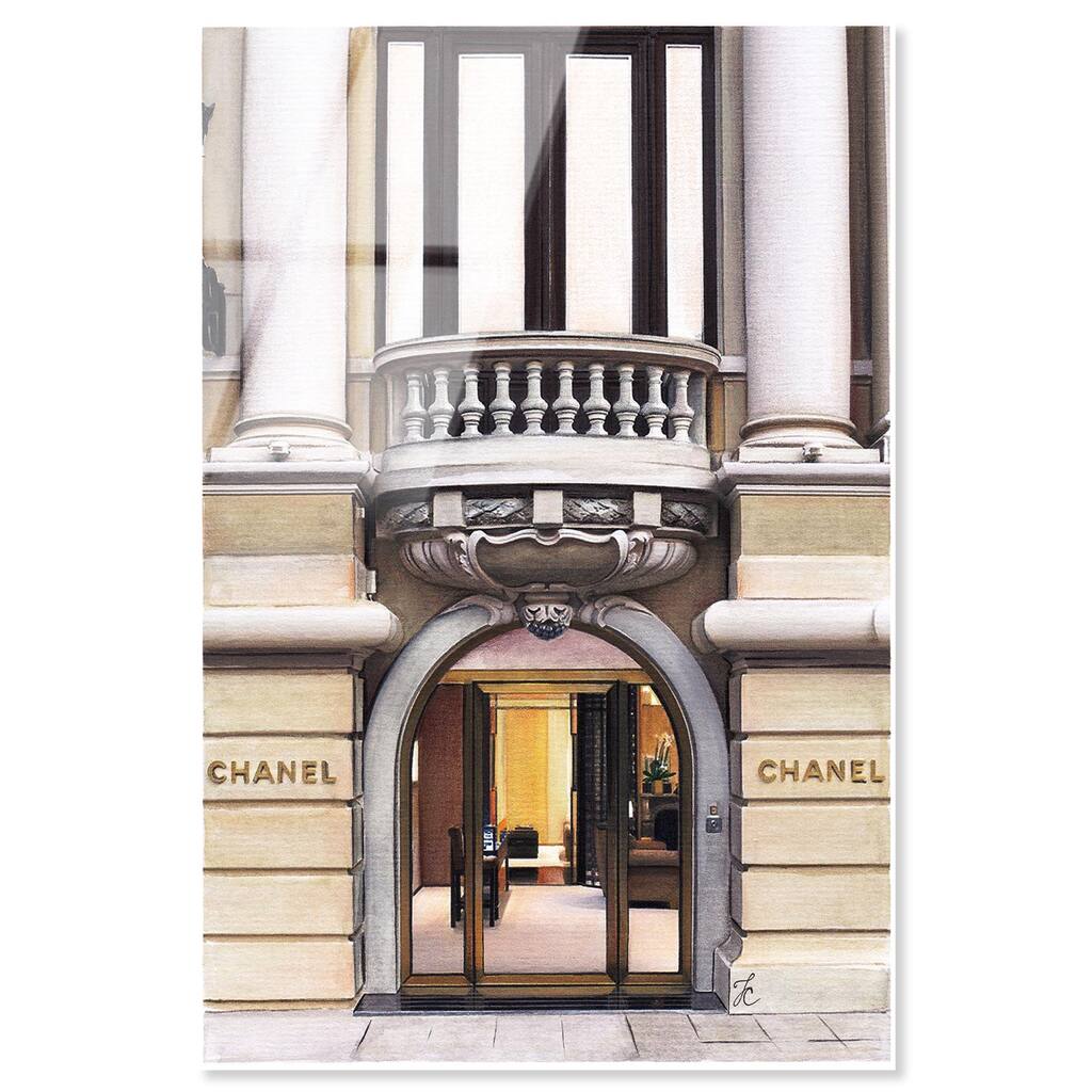 Expensive Store in Paris Acrylic by Art Remedy, Ready to Hang