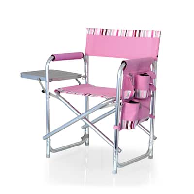Picnic Time Portable Pink Sports Chair