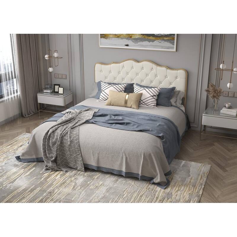 78" buckle-shaped backrest, sponge soft bag, with four storage drawers, comfortable and elegant - White