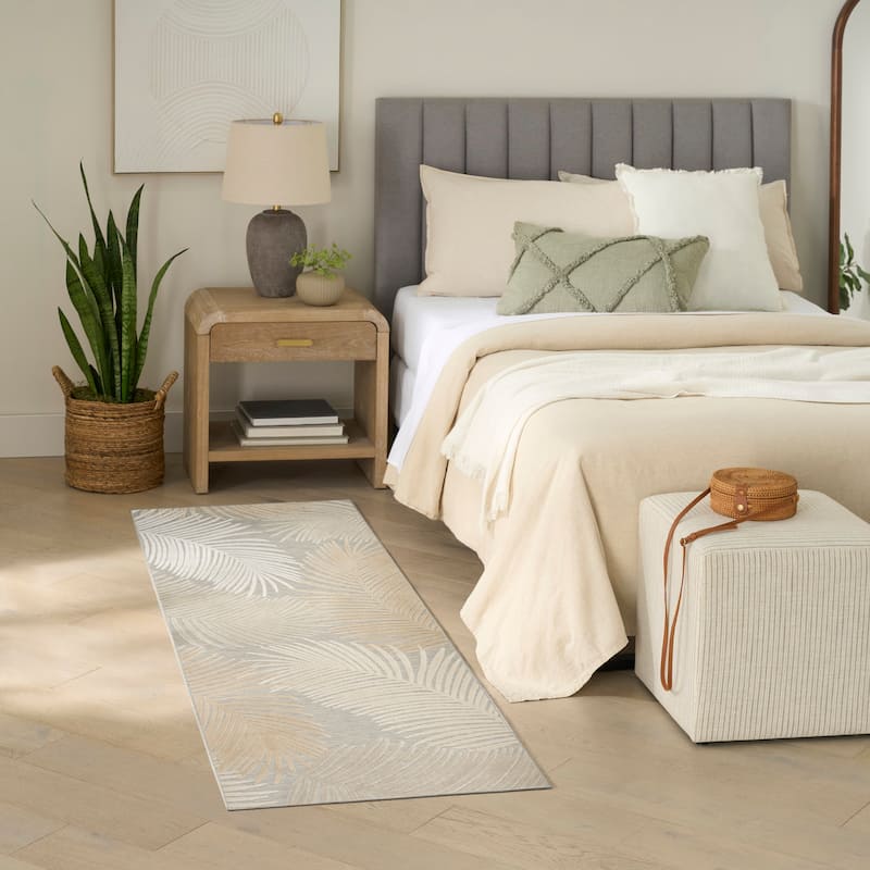 Nourison Suncoast Indoor/Outdoor Nature Area Rug.