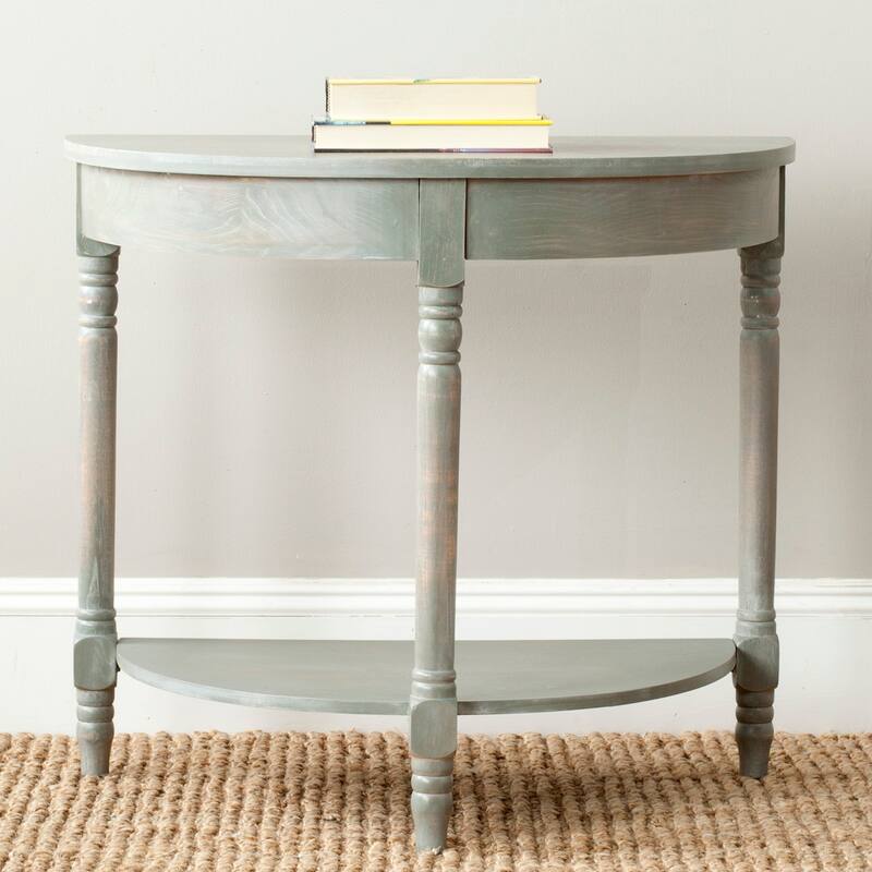 SAFAVIEH Randell Ash Grey Console - 30" x 16" x 27"
