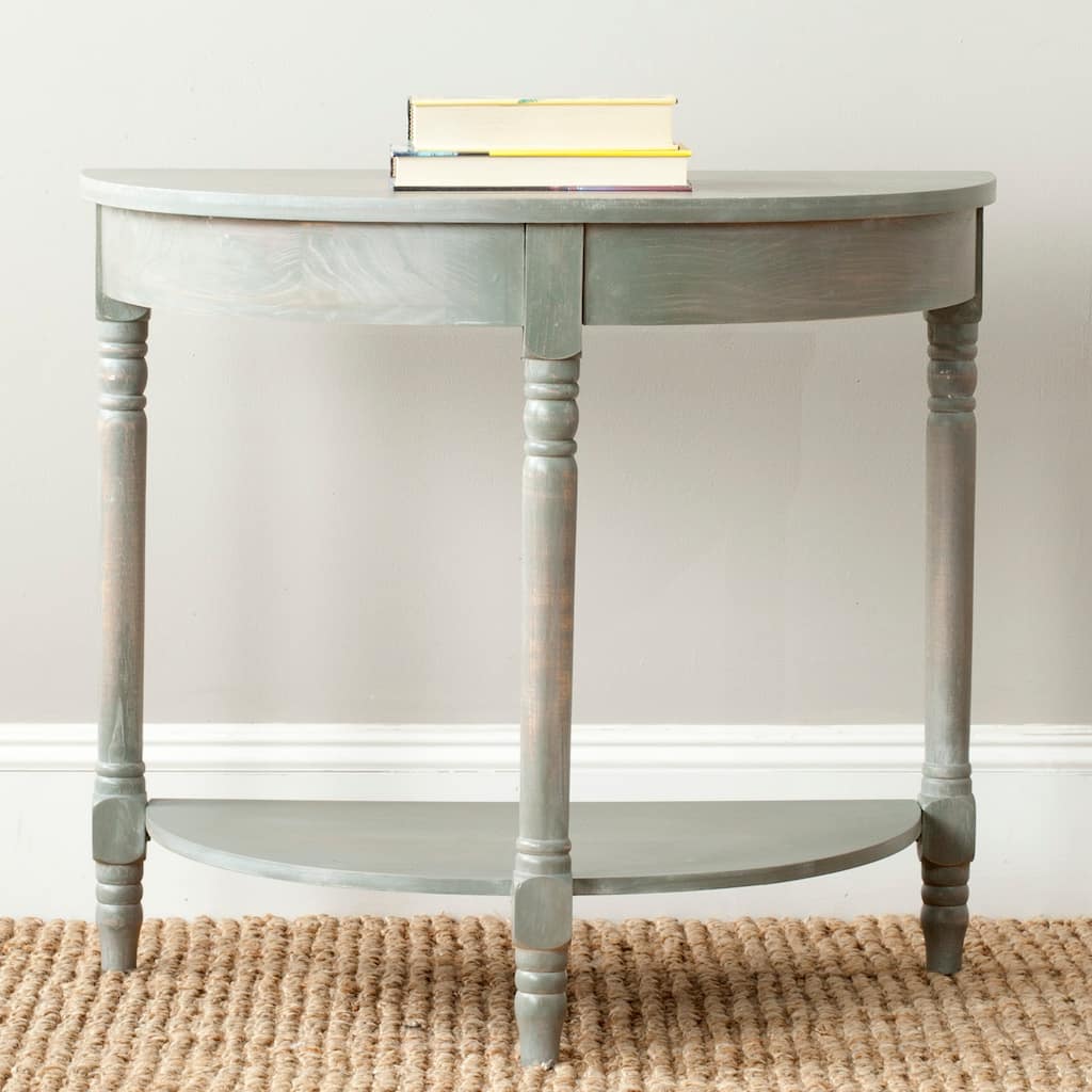 SAFAVIEH Randell Ash Grey Console - 30" x 16" x 27"