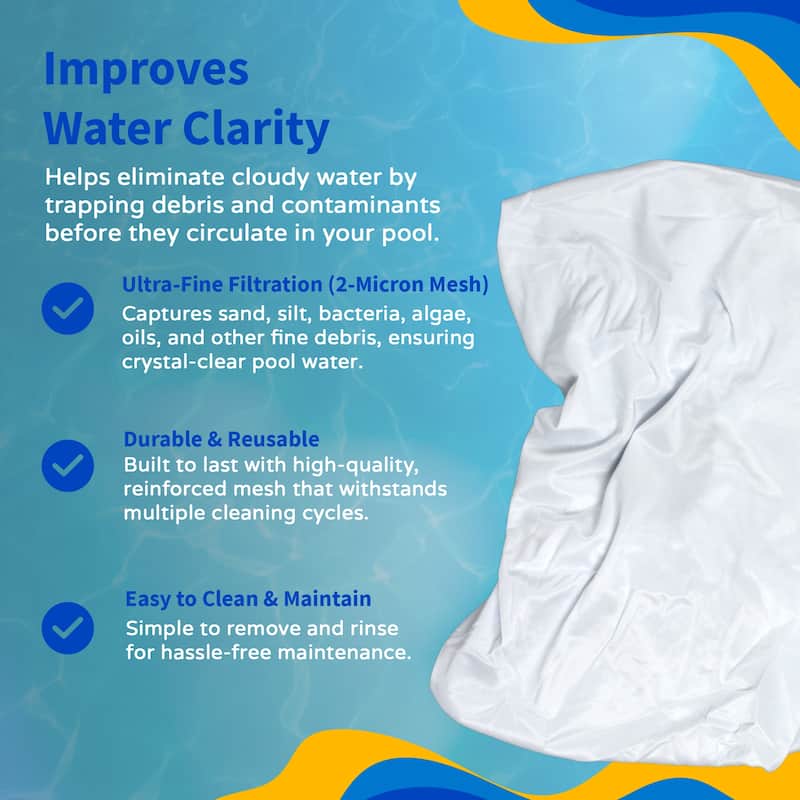 Blue Wave Aquafirst and Aquabot Economy Pool Cleaner Replacement Filter Bag - One-Size