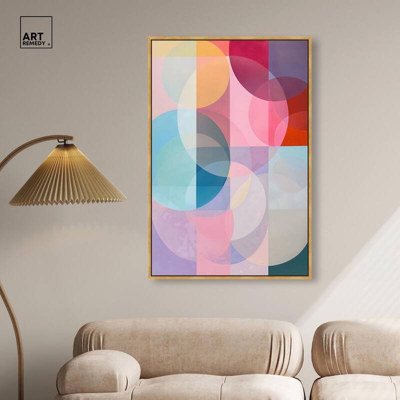 Oneiric Circles IV Canvas by Art Remedy