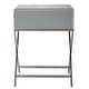 preview thumbnail 12 of 25, Camille X Base Mirrored Accent Campaign Table by iNSPIRE Q Bold