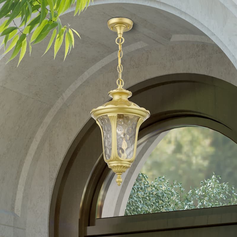 Livex Lighting Oxford 10" Wide Outdoor Mini Pendant
