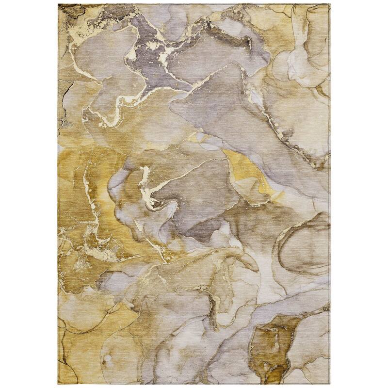 Pane Contemporary Abstract Weather Resistant Modern Chic Outdoor Rug