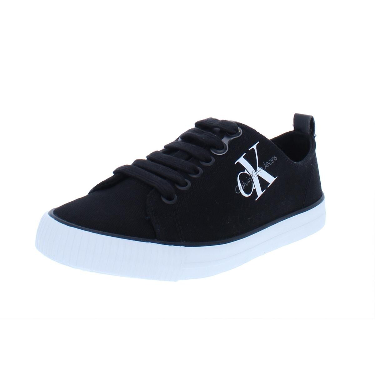calvin klein dora canvas trainers