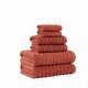 preview thumbnail 11 of 14, Royal Velvet Textured 6 Piece Towel Set