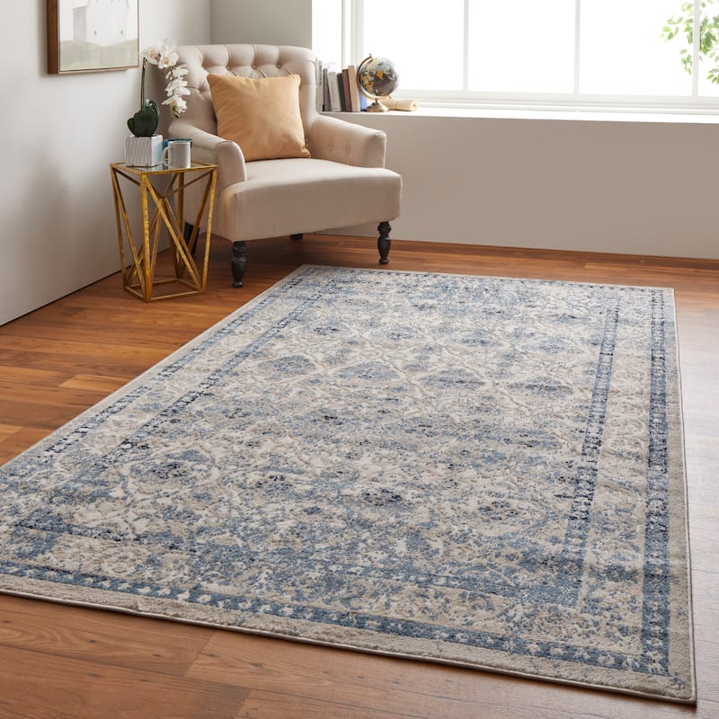 Wyllah Traditional Diamond Area Rug