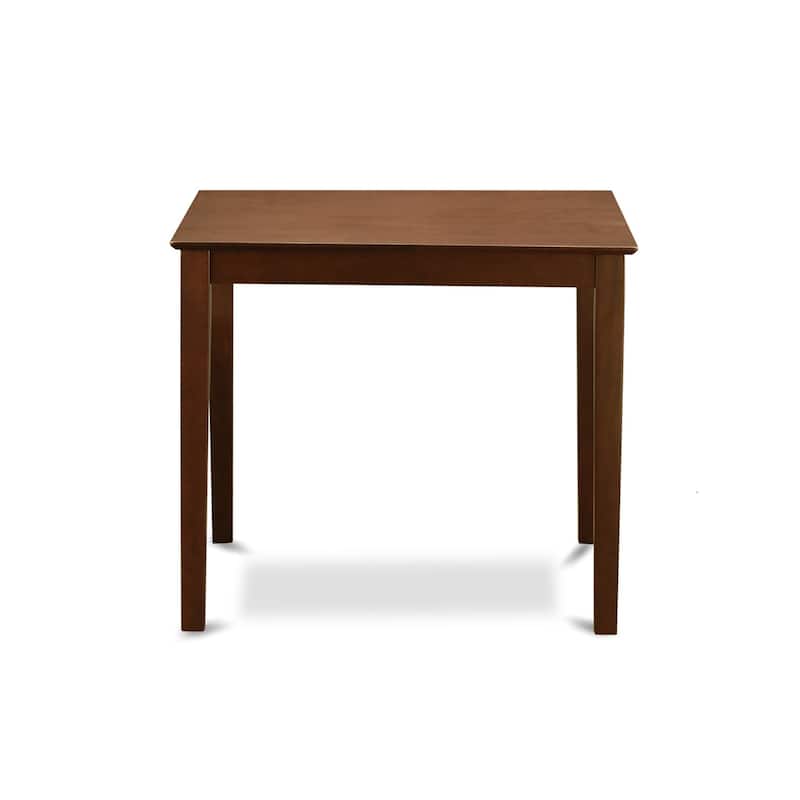 Counter Height Table Set - 3 Piece Dining Set with Stools - Mahogany Finish - Kitchen Island Table