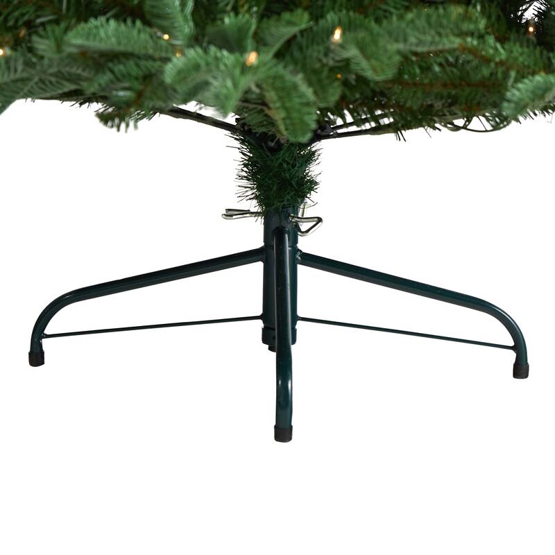6' South Carolina Spruce Artificial Christmas Tree with 400 White Warm Lights and 1908 Bendable Branches