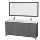 Option Dark Gray, Chrome Trim, Giotto Quartz Top