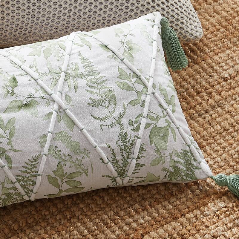 Peri Home Botanical Fern Decorative Pillow