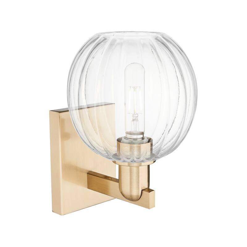 Innovations Lighting Downtown Urban - Preston - 1 Light 7" Globe Shade Wall-mounted Sconce