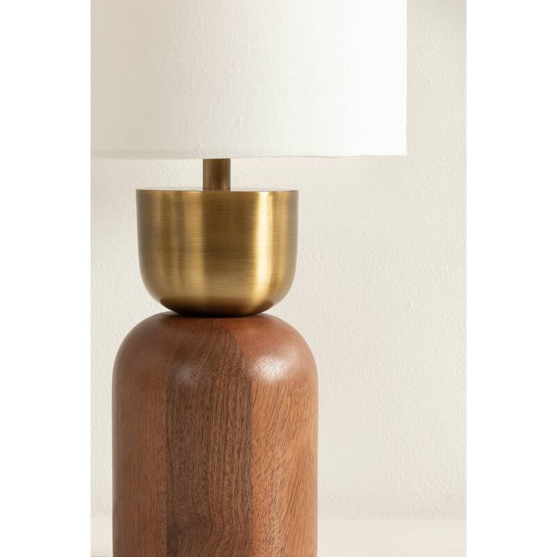 Kate and Laurel Marley Table Lamp - 8x8x17