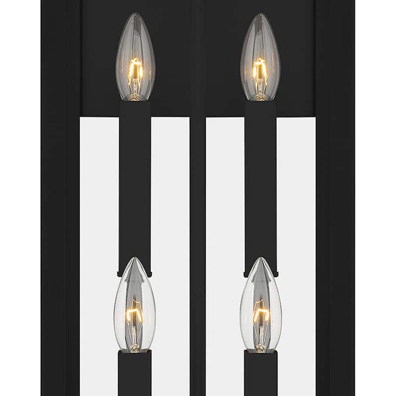 Westover 4-Light Earth Black Outdoor Wall Lantern