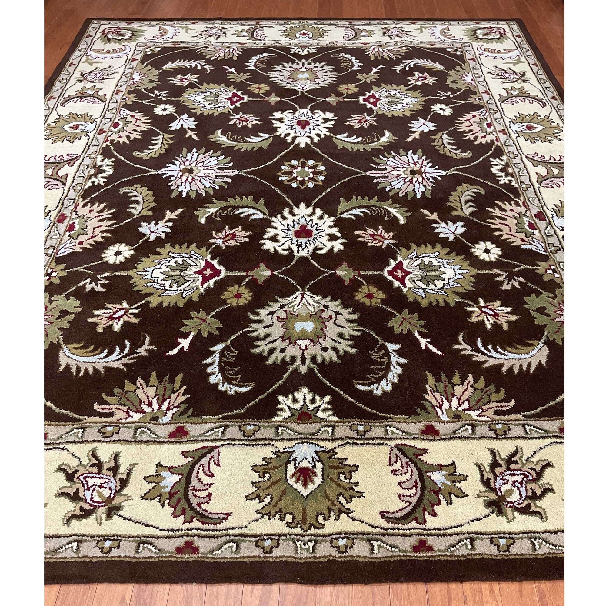 HERAT ORIENTAL Handmade Isfahan Wool Rug - 8' x 10'