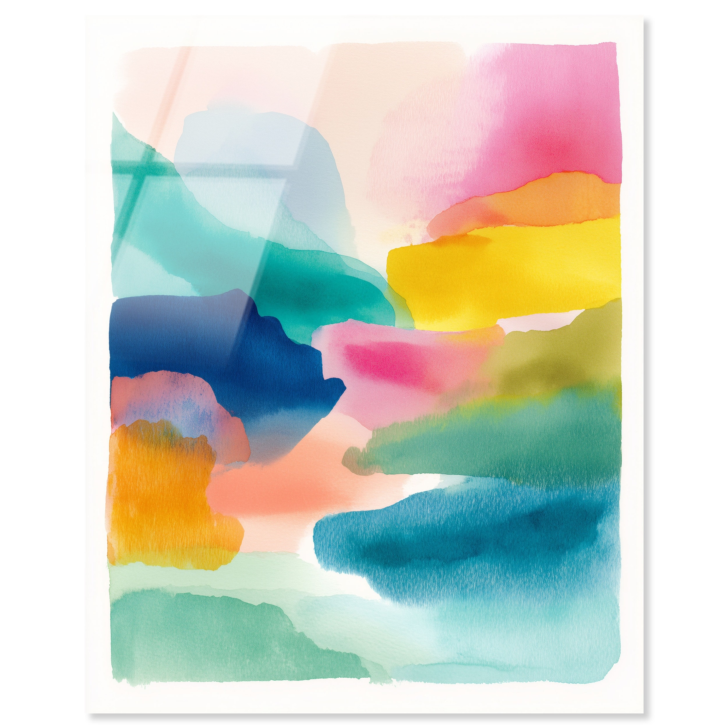 Dreamy Vistas III Whimsy Coastal Art Acrylic Print by Art Remedy