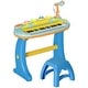 preview thumbnail 2 of 7, Qaba Kids Piano Keyboard, 37 Key Piano for Kids, Electronic Music Educational Instrument with Microphone, Stool, for 3-6 Years