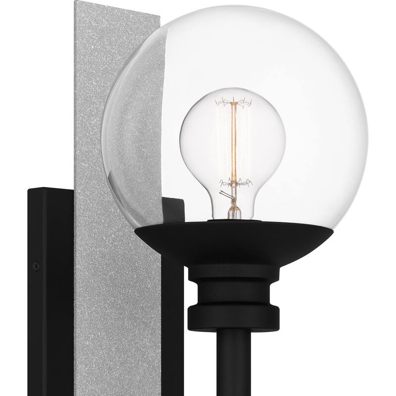 Gladstone 1-Light Earth Black Outdoor Wall Lantern