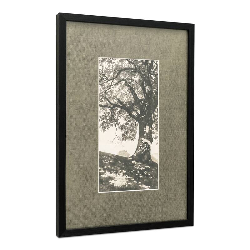 NADAAL STUDIOS Oralyn Framed Print, Idyllic Morning Scene on Paper with Textured Mat and Solid Wood Frame
