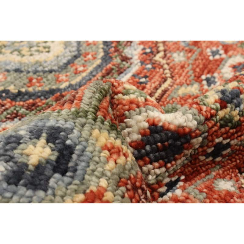ECARPETGALLERY Hand-knotted Jules Serapi Copper Wool Rug - 2'6 x 8'0
