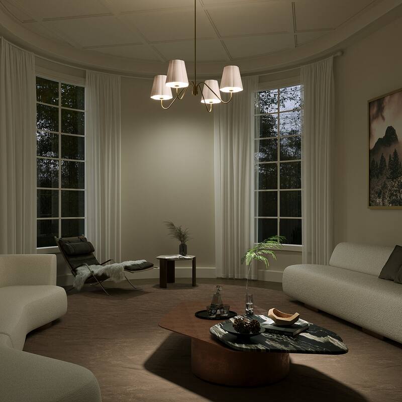 Acroma 4 - Light Dimmable Gold Chandelier Classic / Traditional Chandelier