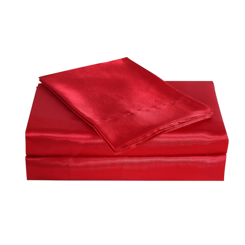 Miss Behave®.Charmeuse Satin Bed Sheet Set